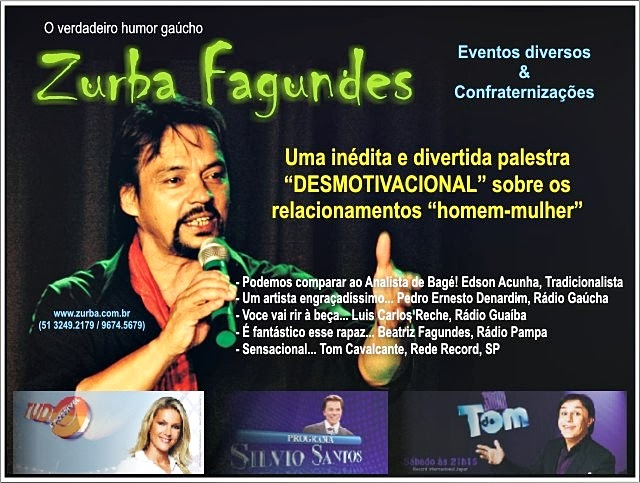 Show humorista Zurba Fagundes